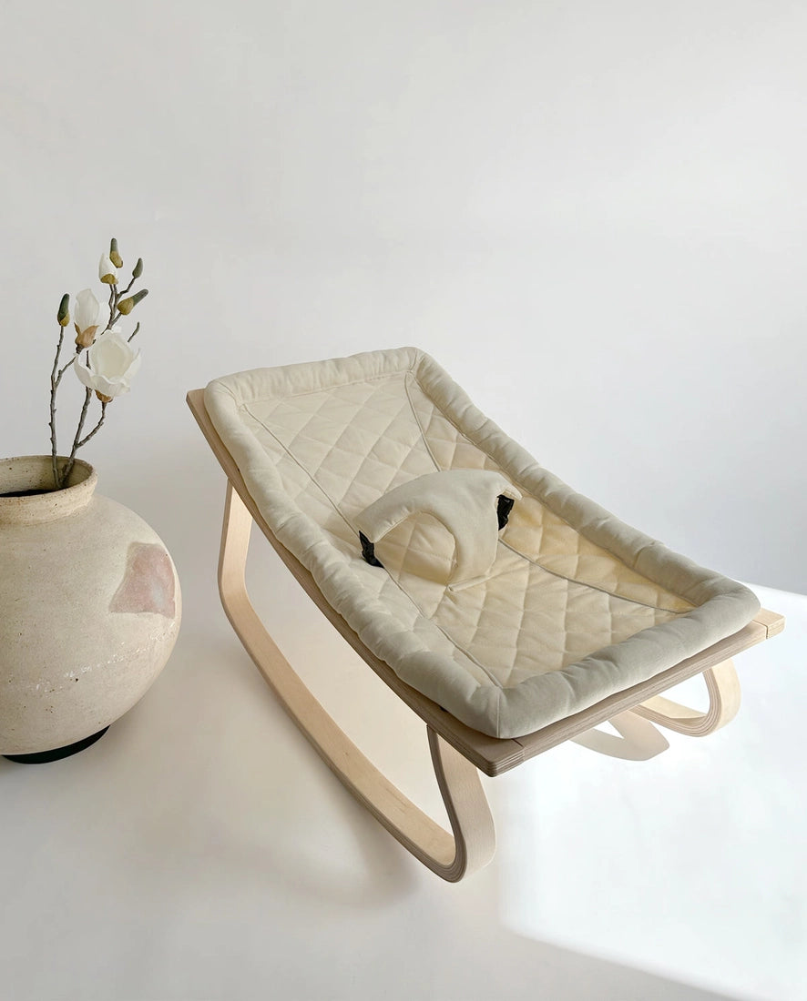 Baby Bouncer - Ivory White