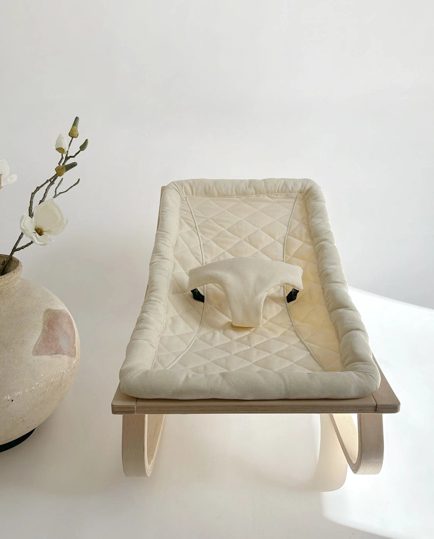 Baby Bouncer - Ivory White